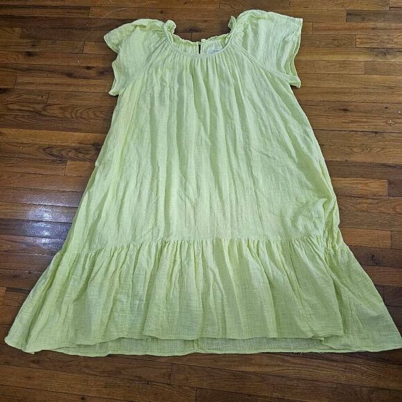 Anthropologie Maeve Selah High Low Maxi Dress Yellow Size 3XL - Picture 3 of 13